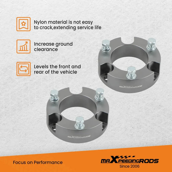 MXPR 3 Front 2 Rear Lift Kit w Differential Drop Spacers Toyota 4Runner 03-22