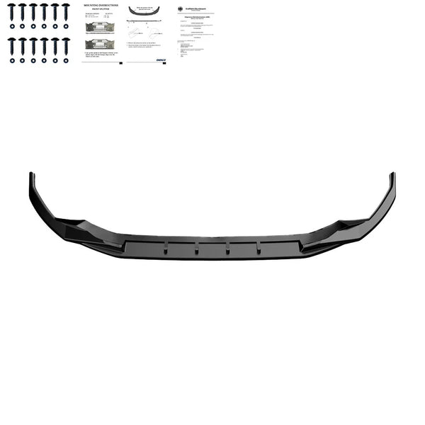 OW Front Bumper Lip Splitter AUDI A3 S-Line S3 8Y 20-24 Sedan Sportb Gloss Black