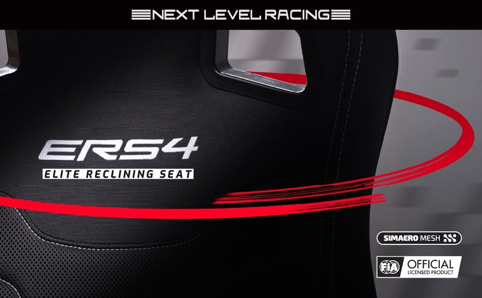 NLR ERS4 Elite x1 Universal Bucket Sports Seat Black Car Racing Simulator Sim