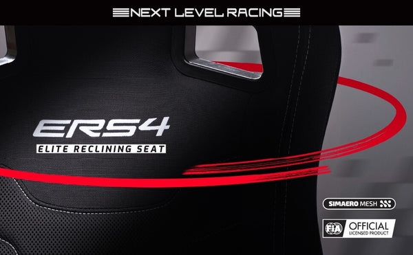 NLR ERS4 Elite x1 Universal Bucket Sports Seat Black Car Racing Simulator Sim