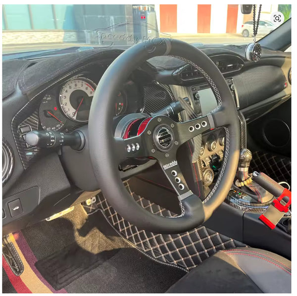 Universal Car Steering Wheel Real Carbon Bracket Shift Flappy Paddles For Gear Shift + / - Up Down Gears