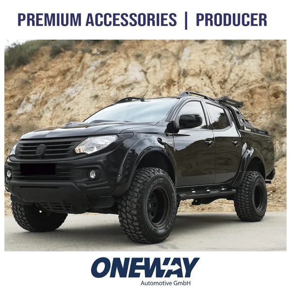 OW Fender Flares Wide Arch Kit FIAT Fullback 2015-2019 + L200 Triton 5 ABS Black