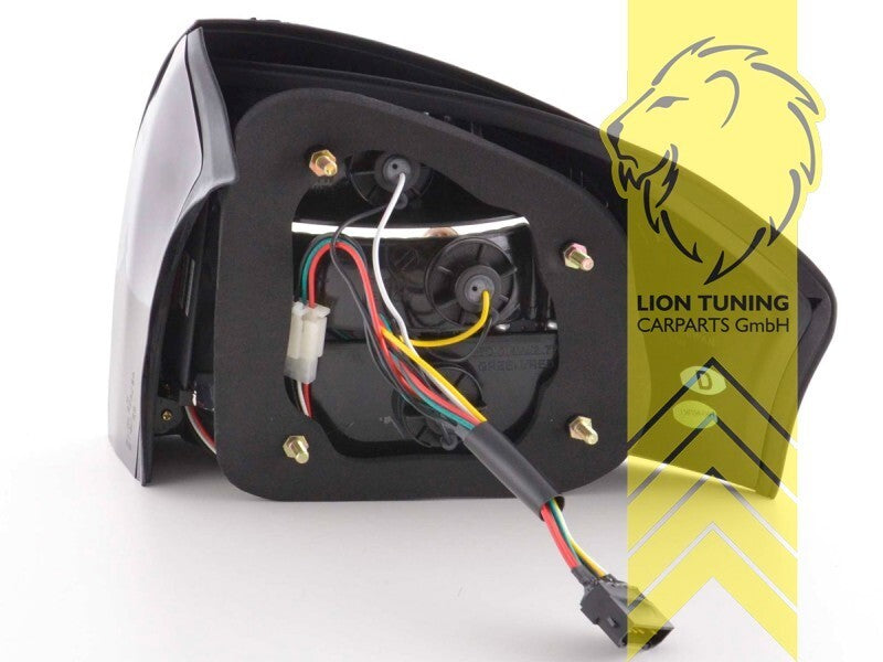 LT Pair LED DRL Lightbar Rear Lights Tail Audi A6 C5 4B sedan 97-05 chrome LHD