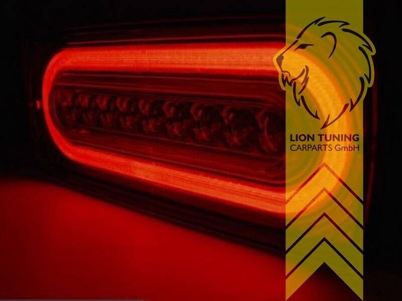 LT Pair LED DRL Rear lights Light Bar W461 W463 G-Class G-Wagon 89-12 black LHD