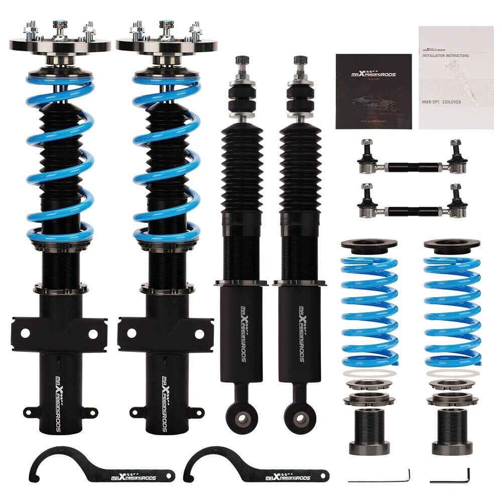 MXPR Pro Race Height Adjustable Coilovers Lowering Ford Mustang S-197 2005-2014