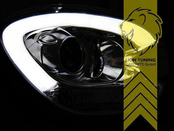 LT LED DRL Lightbar Halo Ring Headlights BMW Mini R60 Countryman 10-14 Halog LHD