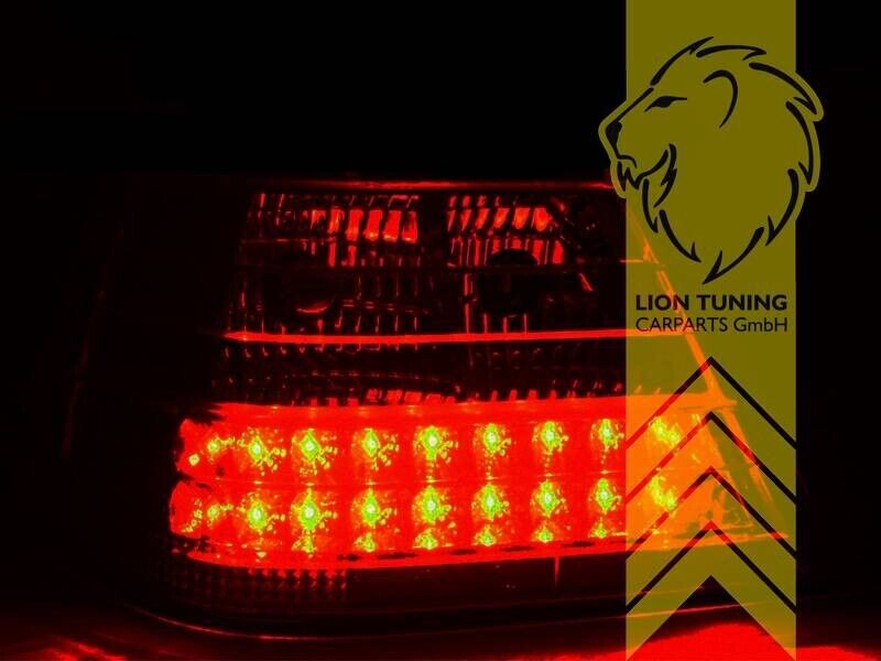 LT Pair LED Lightbar DRL Rear Lights Tail Lamps W202 Limo C-Class 93-00 red LHD