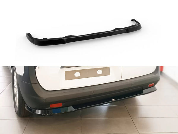 Motordrome Design Rear Bumper Splitter Diffusor Ford Transit Courier Mk2 Gloss