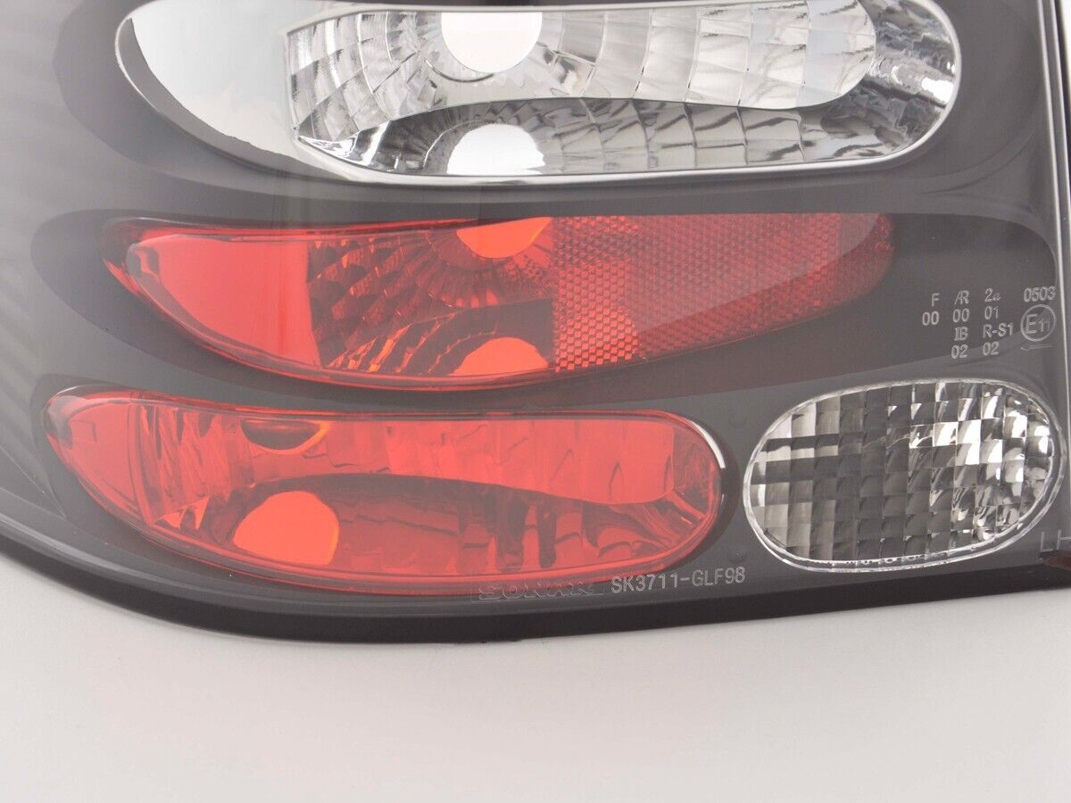 FK Pair Rear Lights VW Golf 4 type 1J 98-02 black LHD