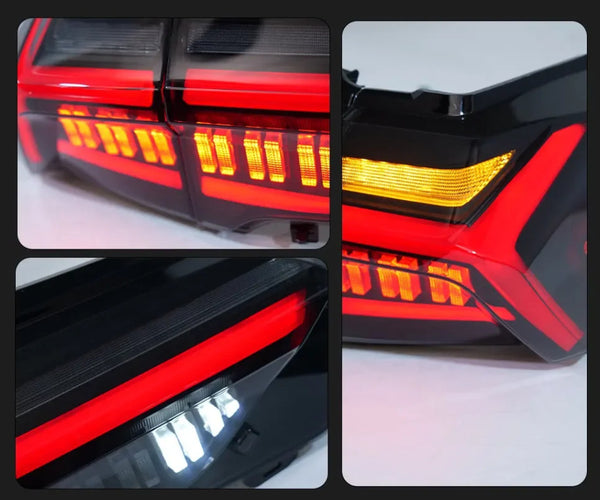 TYPY Pair LED Toyota RAV4 20-24 Dynamic Rear Lights Dynamic Tail Lamps LHD