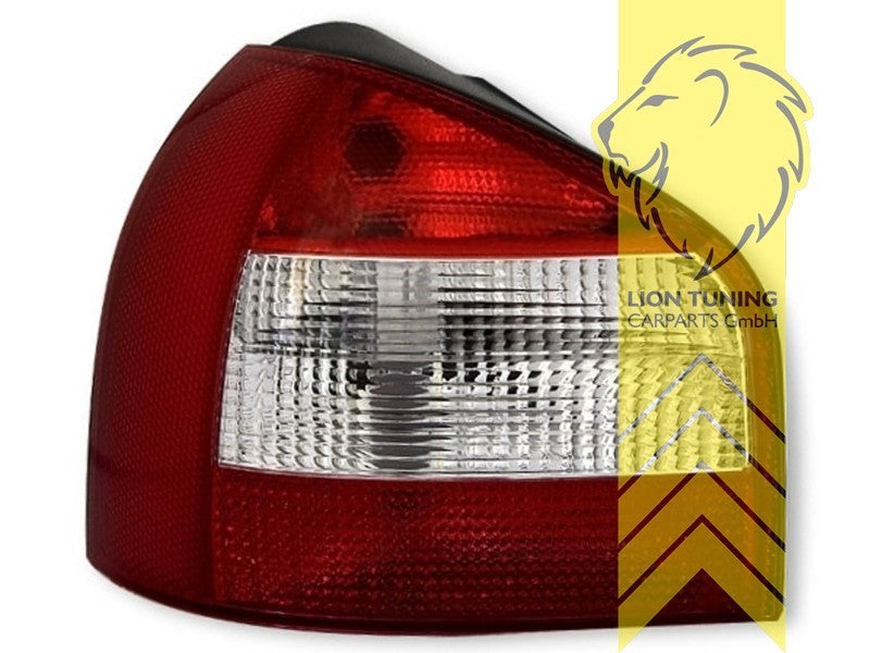 LT Halogen Rear Lights Tail Lamps Audi A3 8L red white chrome facelift look LHD