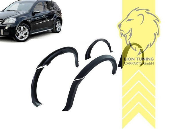 LT ABS Black Wheel Arch Extensions fender flares Mercedes Benz ML W164 05-11