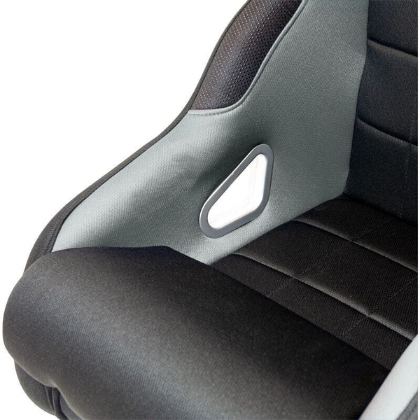 AUTOSTYLE K5 x1 Single Universal Sports Bucket Seat Car Sim Fixed Back + slides