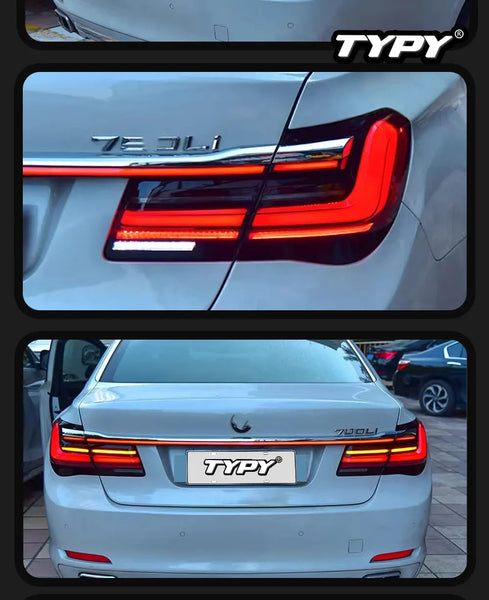 TYPY Pair LED BMW 7 Series 09-15 F01 F02 Style G12 Rear Lights Dynamic Tail LHD