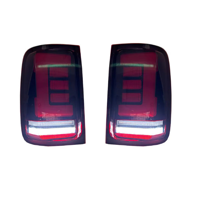 TYPY Pair LED DRL Lightbar REAR LIGHTS VW Amarok V6 2008-2022 Red & Clear LHD