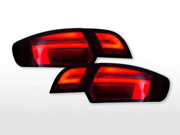 FK LED Lightbar Rear Lights Tail Lamps Audi A3 8P 8PA 03-05 Red Smoke S3 LHD