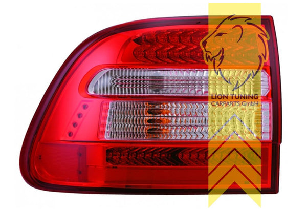 LT Pair LED Lightbar Rear Lights Tail Porsche Cayenne 1 9PA Red white clear LHD