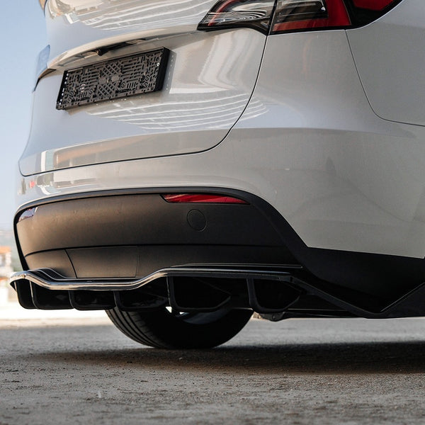 AMCP Body Kit TESLA Model Y 20-25 Gloss Black Splitter Skirts Diffusor Spoiler