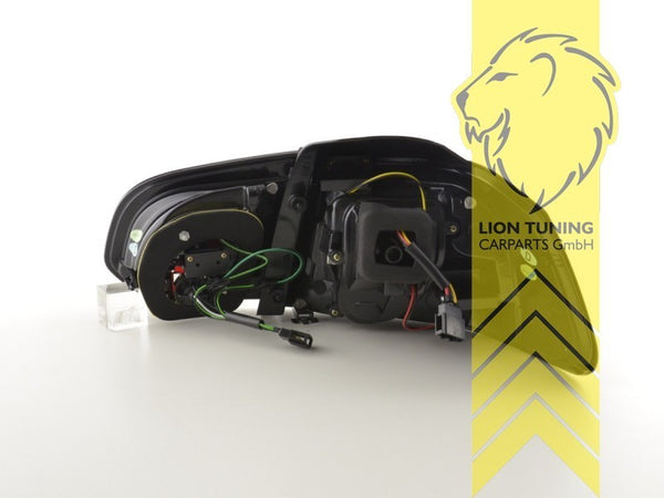 LT Pair LED DRL Lightbar REAR LIGHTS Tail VW Golf 6 red black smoke 08-13 LHD