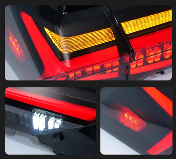 TYPY Pair LED Toyota RAV4 20-24 Dynamic Rear Lights Dynamic Tail Lamps LHD