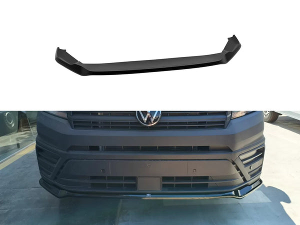 Motordrome Front Splitter Diffuser VW Crafter Mk2 Facelift Gloss Black