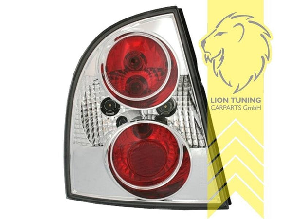 LT Pair Halogen Rear Lights Tail Lamps VW Passat B5 3BG sedan white 00-05 LHD