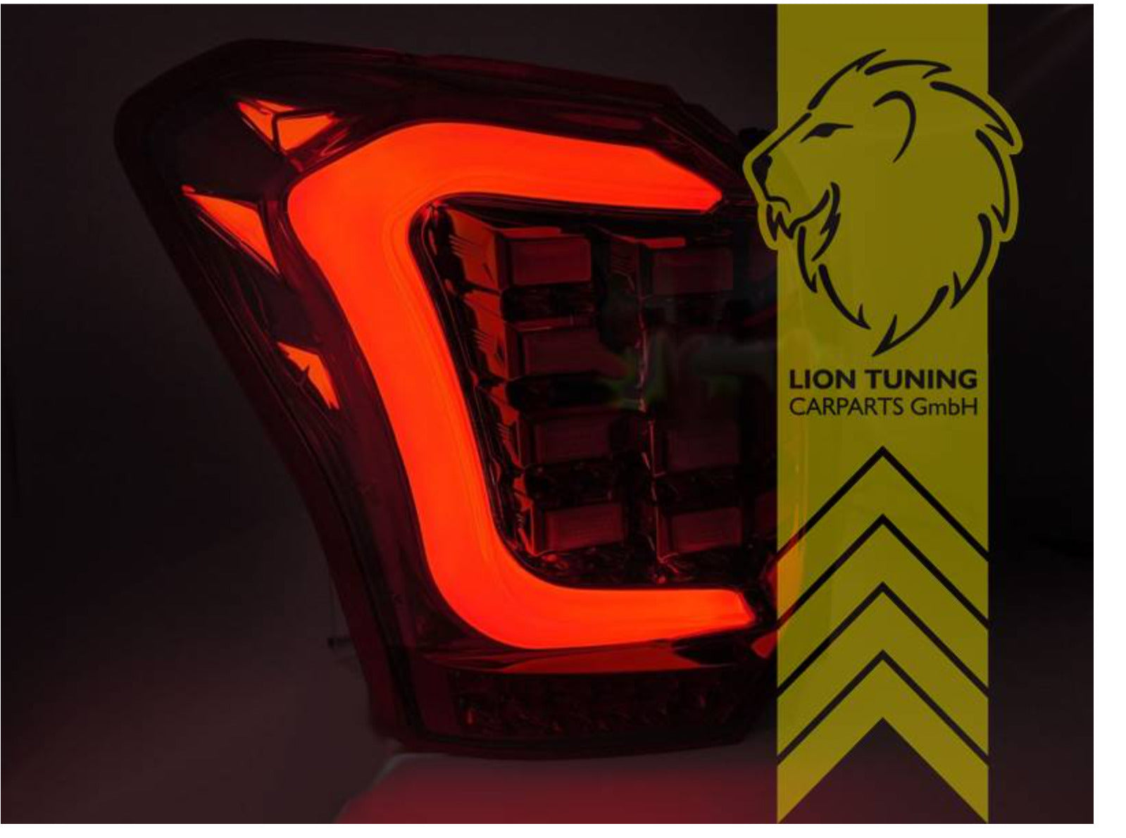 LT LED Lightbar Rear Lights Tail Lamps Subaru Forester SJ MK4 4 black smoke