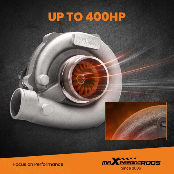 MXPR Universal Turbo Charger T3 T4 T04E Flange 5 bolts exhaust outlet turbocharg