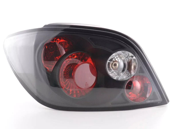 FK Pair Crystal Halogen REAR LIGHTS Peugeot 307 3 01-06 black red LHD