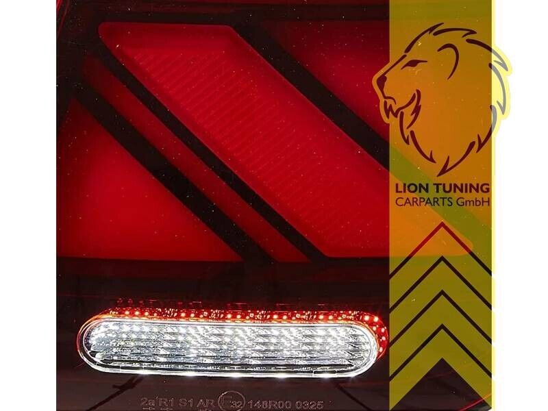 LT Pair LED Lightbar Rear Lights Tail Mini Cooper One R50 R52 R53 Red 01-08 JCW