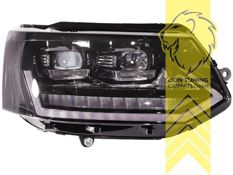 LT LED DRL Halo Headlights VW T5 Facelift Multivan Caravelle Transporter Flatbed