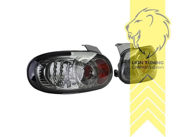 LT Pair LED Rear Lights Mazda MX5 NB 2 MK2 98-05 MX-5  chrome smoke LHD