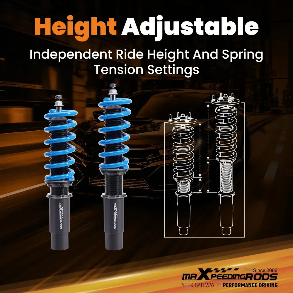 MXPR 24WAY Pro Performance Lowering Coilovers VW T6  VW MK5 MK6 GOLF JETTA 06-14