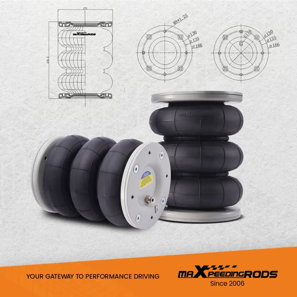 MXPR Air Suspension Kit & Compressor Iveco Daily 35C 40C 55C 85-24 7800KG