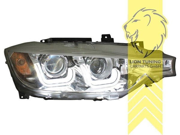 LT LED DRL H7 HALOGEN Hex Headlights BMW F30 Saloon F31 F35 Touring 11-15 LHD