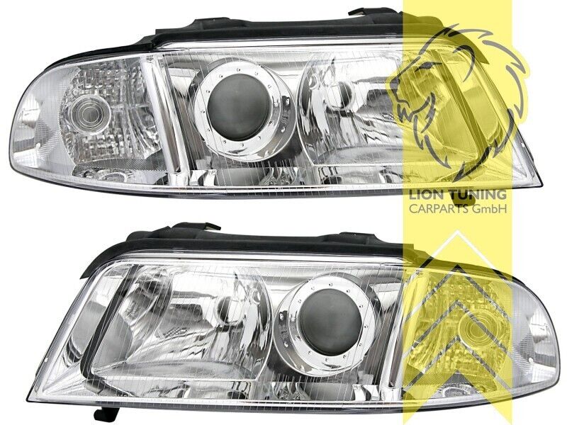 LT DEPO Halogen H7 Halo Headlights Audi A4 B5 8D Limousine Avant Facelift LHD