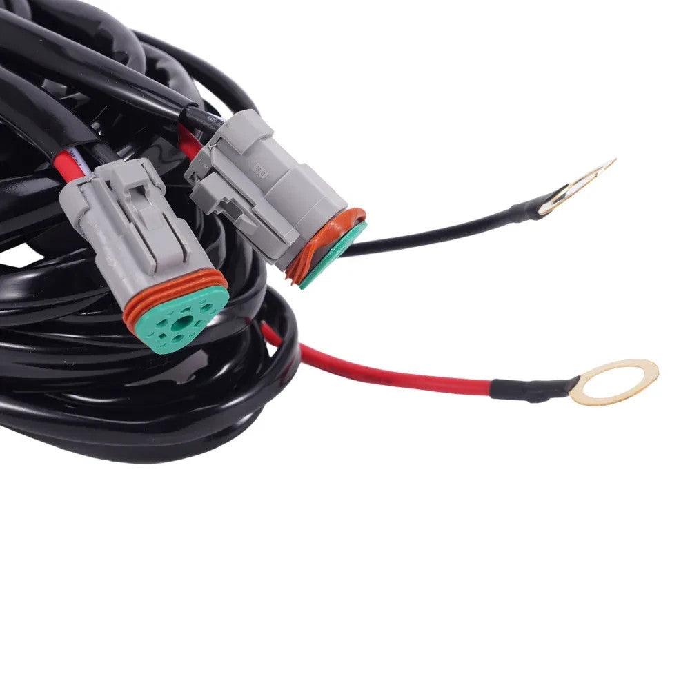 MXPR 5" 212W LED Headlights Fog Lights Spot Beam RGB DRL Round Pod Lamps