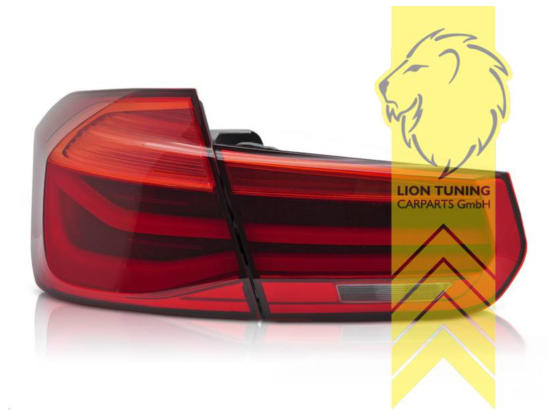 LT LED Lightbar Rear Lights Tail Lamps BMW 3 Series F30 Sedan red white dynamic