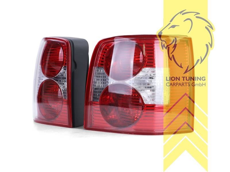 LT Pair Halogen Rear Lights VW Passat 3BG B5 00-05 Variant red & white LHD