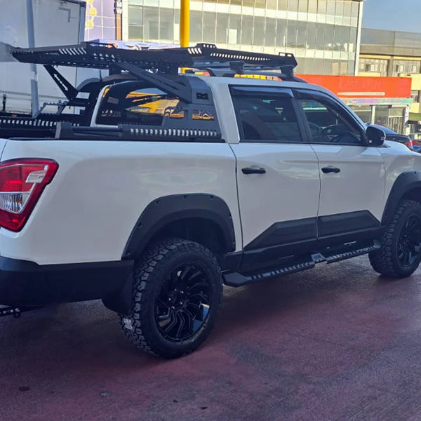 OW Body Cladding Styling Panels SSANGYONG Musso Grand 2018-2024 4 Pcs ABS Black