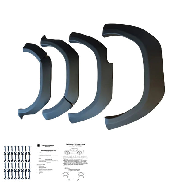 OW Fender Flares Wide Arch Kit TOYOTA Hilux 2015-2020 ABE TUV Black ABS