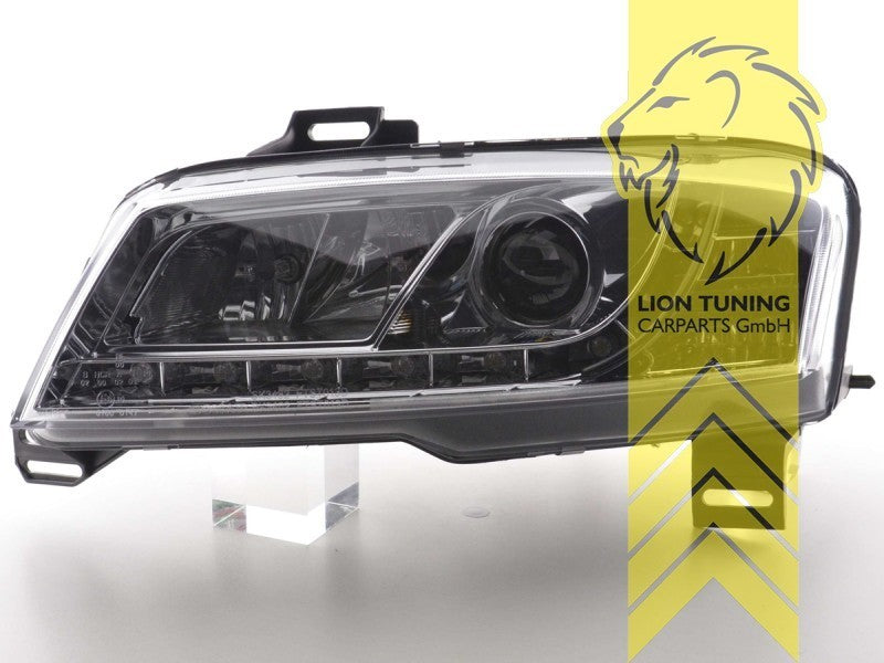 LT Pair LED DRL Lightbar Halo Ring Headlights Fiat Stilo 192 chrome 01-07 LHD