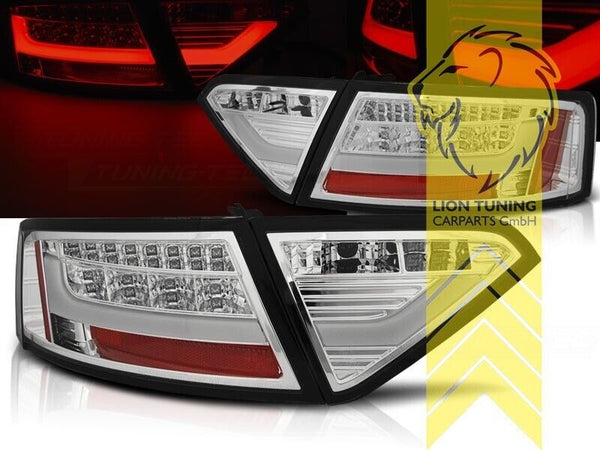 LT LED DRL Lightbar Rear Lights Tail 07-11 Audi A5 8T Coupe Sportback white LHD