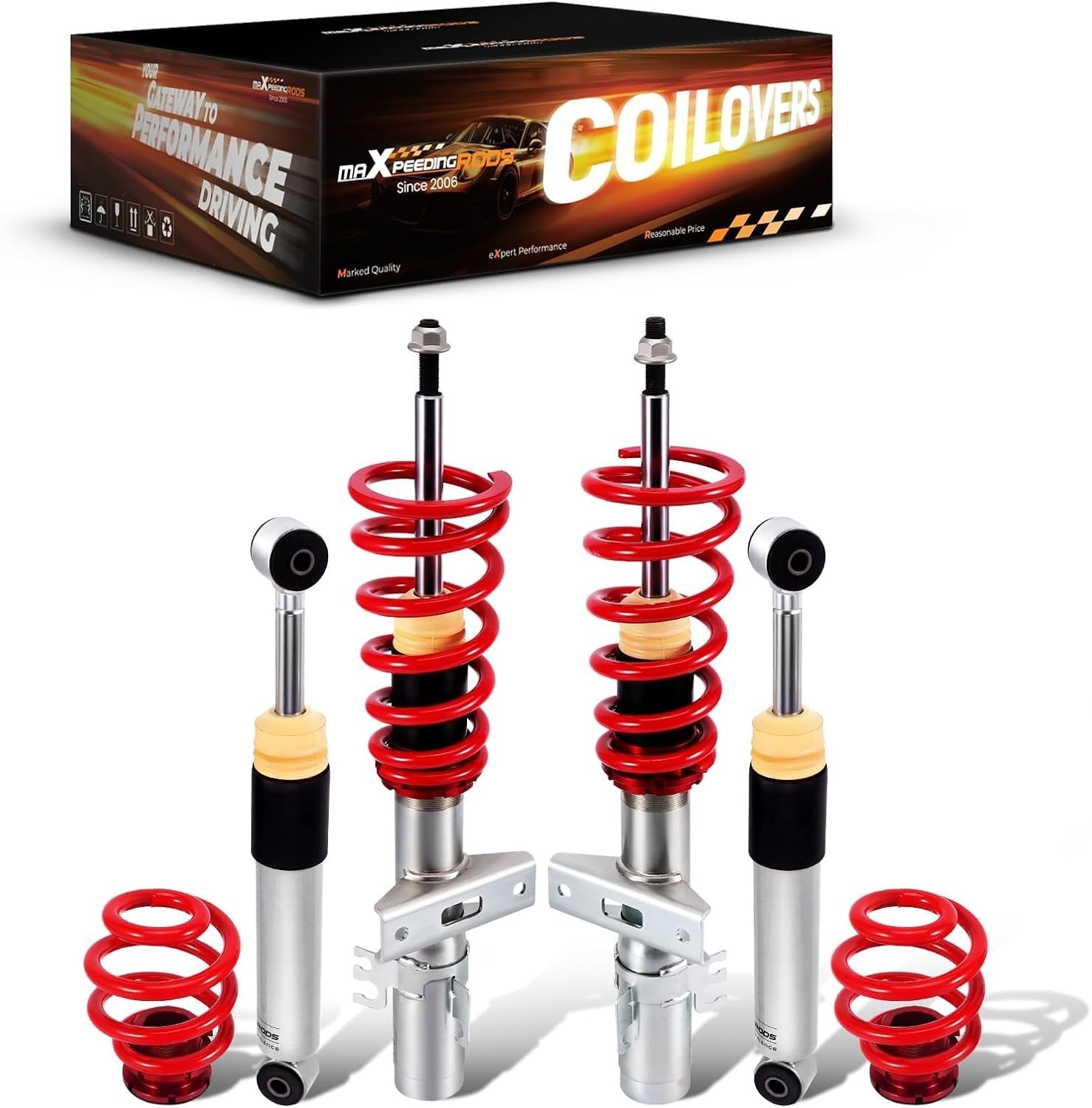 MXPR Coilovers Kit VW Transporter T5 T6 All Engines T26 T28 T30 03-18 Bus Van