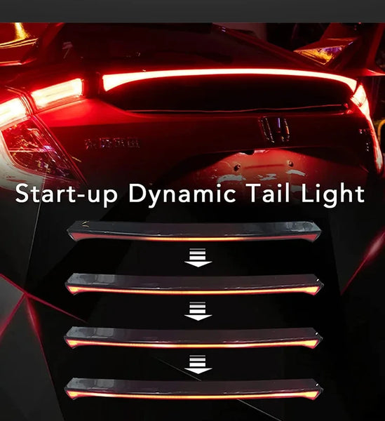 TYPY Pair LED 18-21 Honda Civic 10 Hatchb Dynamic Rear Lights Dynamic Tail LHD
