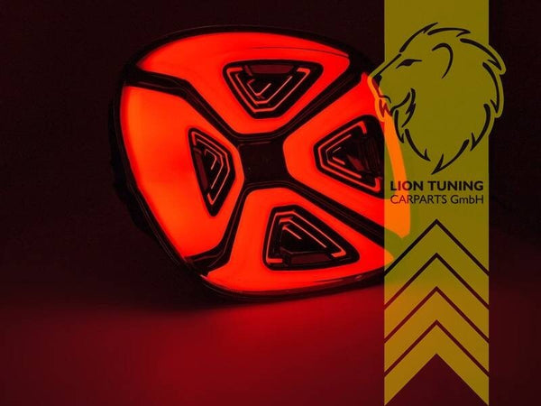 LT Pair LED Lightbar DRL Rear Lights Tail Smart 453 Fortwo Fourfour black smoke