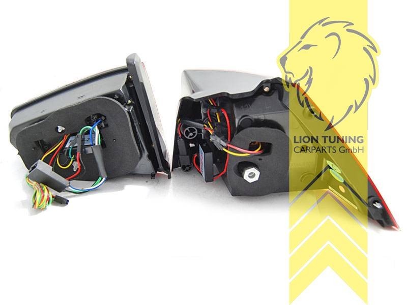 LT Pair LED DRL Lightbar REAR LIGHTS Tail VW Golf 7 black smoke 5G1 12-17 LHD