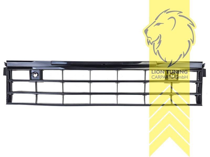 LT front bumper middle grille grill VW Golf 8 CB1 GTI GTD R Line gloss black 19+