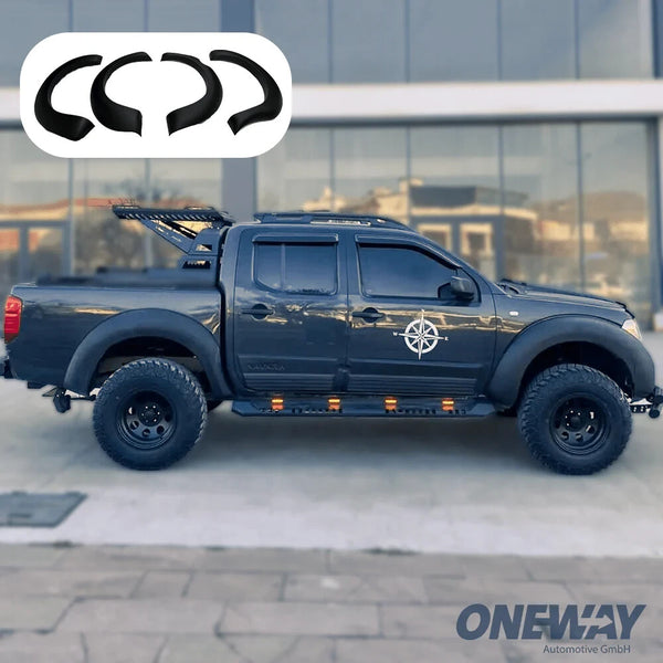 OW Fender Flares Wide Arch Kit D40 2005-2010 ABE TUV Black ABS