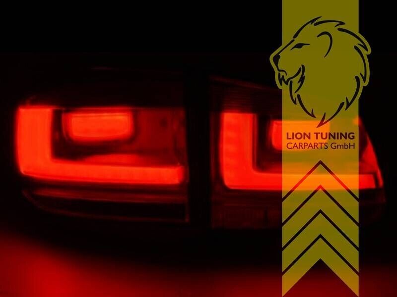 LT Pair LED Lightbar Rear Lights Tail Lamps VW Tiguan 5N 05-11 red white LHD